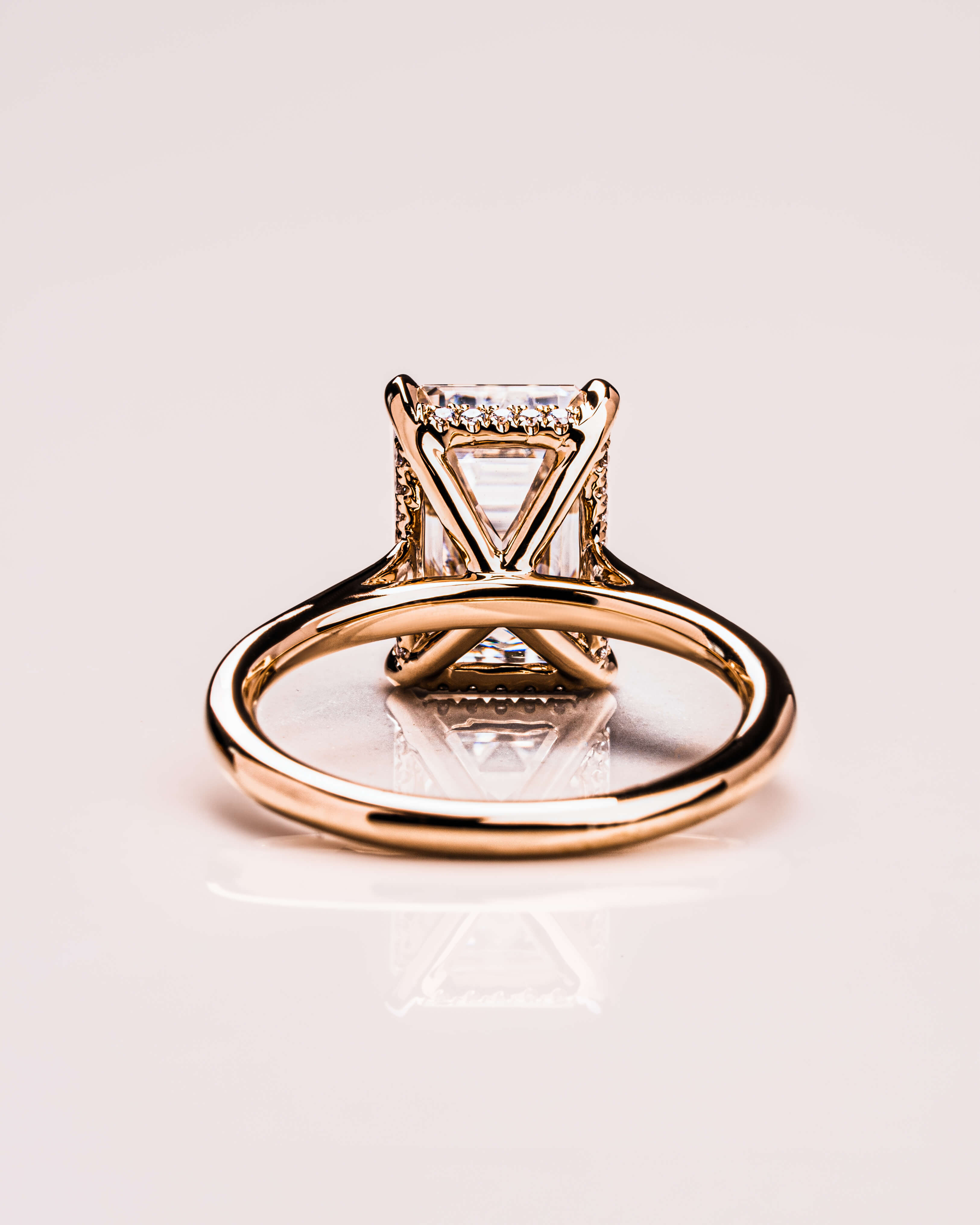 Caroline Emerald Ring in Gold