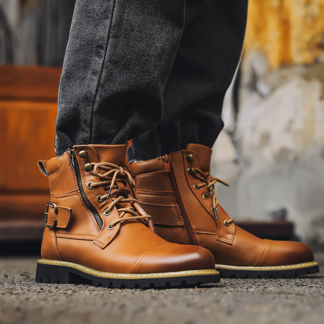 Jack Luxe Lace-Up Boots