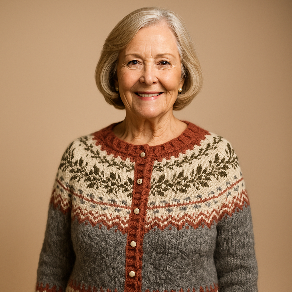 Atasha Classic Icelandic Wool Cardigan