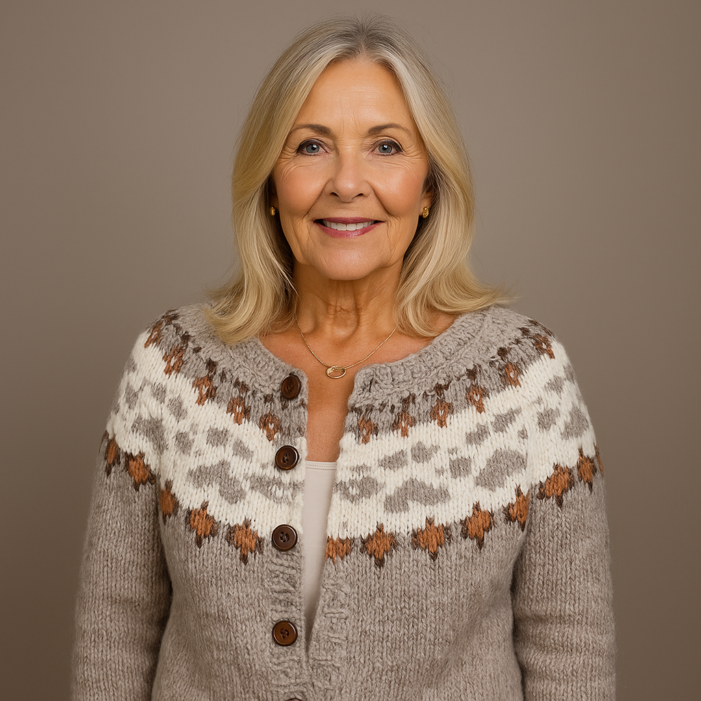 Emery Classic Icelandic Wool Vintage Cardigan