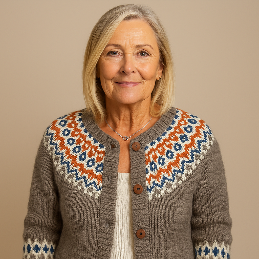 Gabriella Classic Icelandic Wool Cardigan