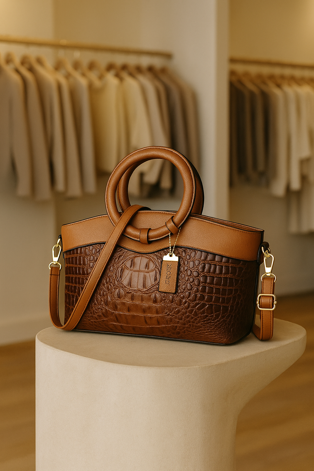 Ella Classic Croc | Timeless Versatile Bag