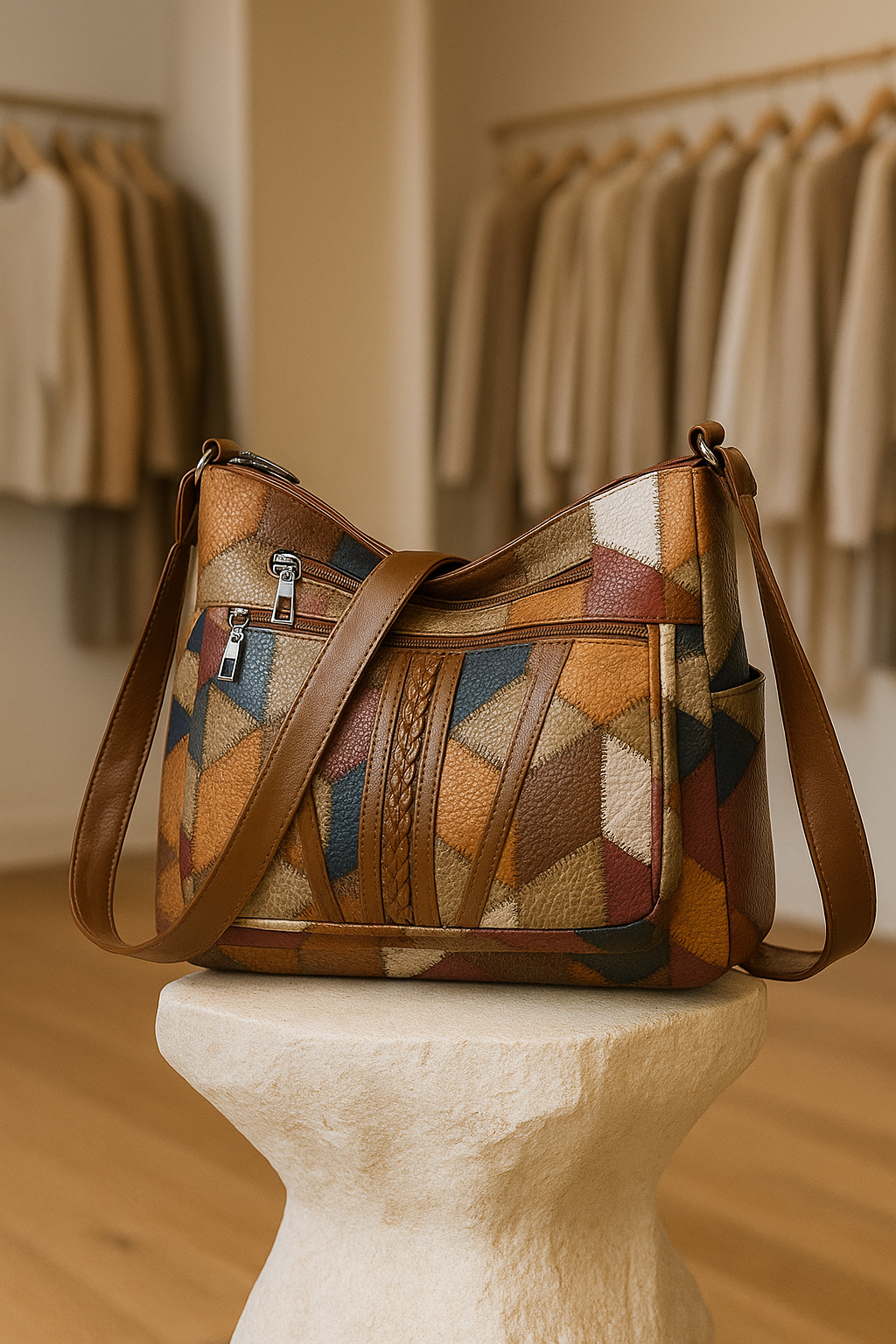 Vanessa- Stylish Leather Handbag