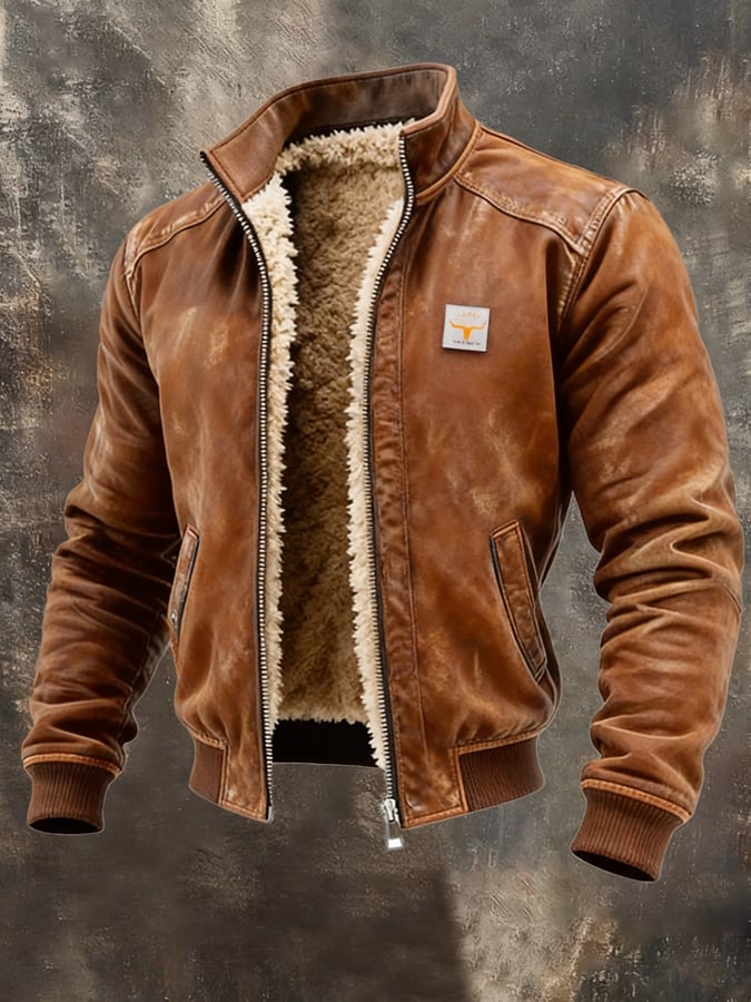 Oliwier | Suede Jacket with Structure