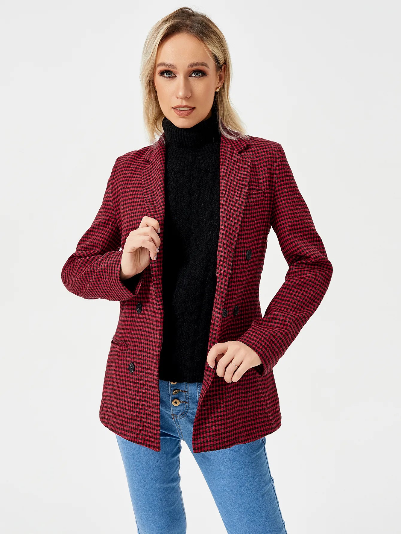 Sabine - Women's Chic Tweed Blazer Limited Edition