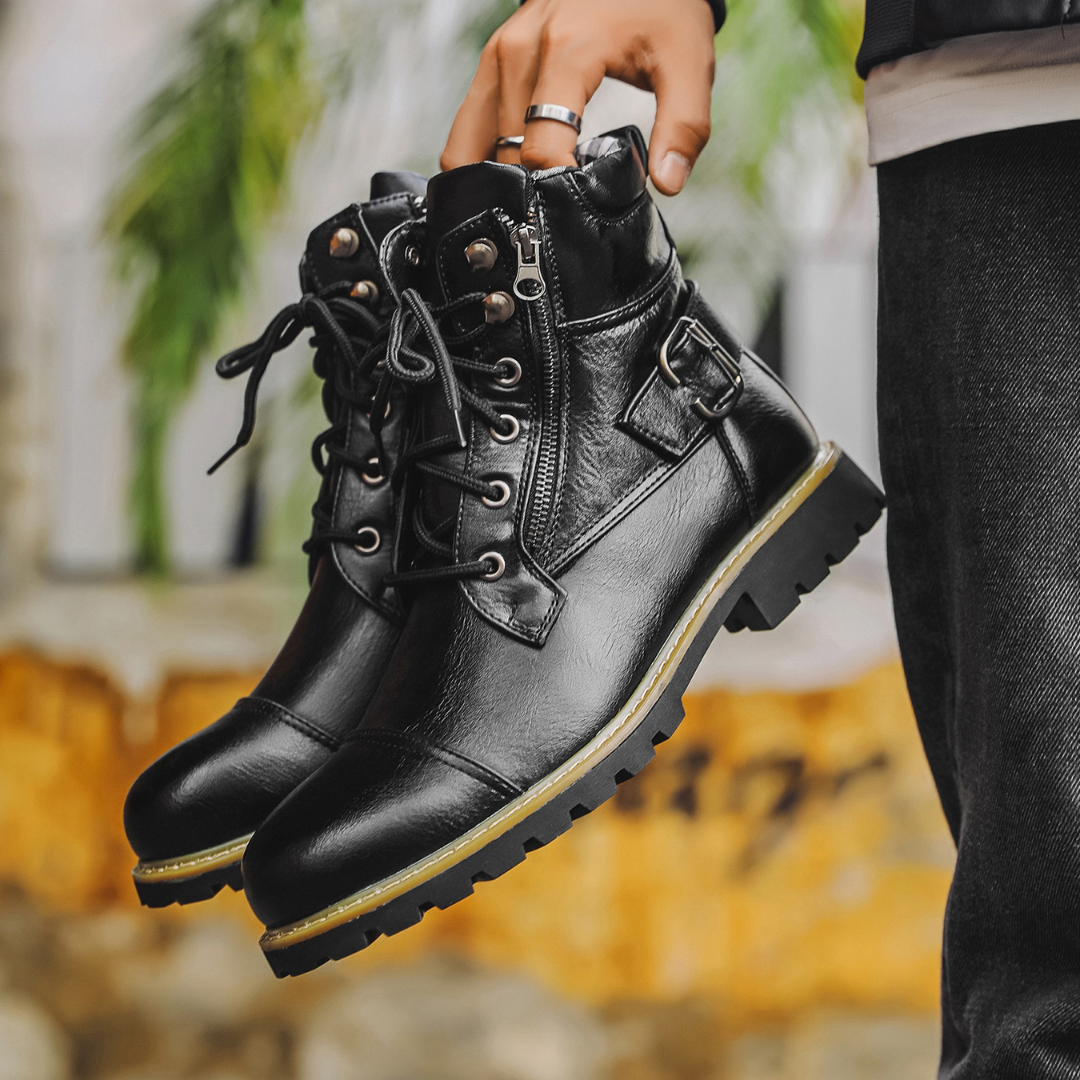 Jack Luxe Lace-Up Boots