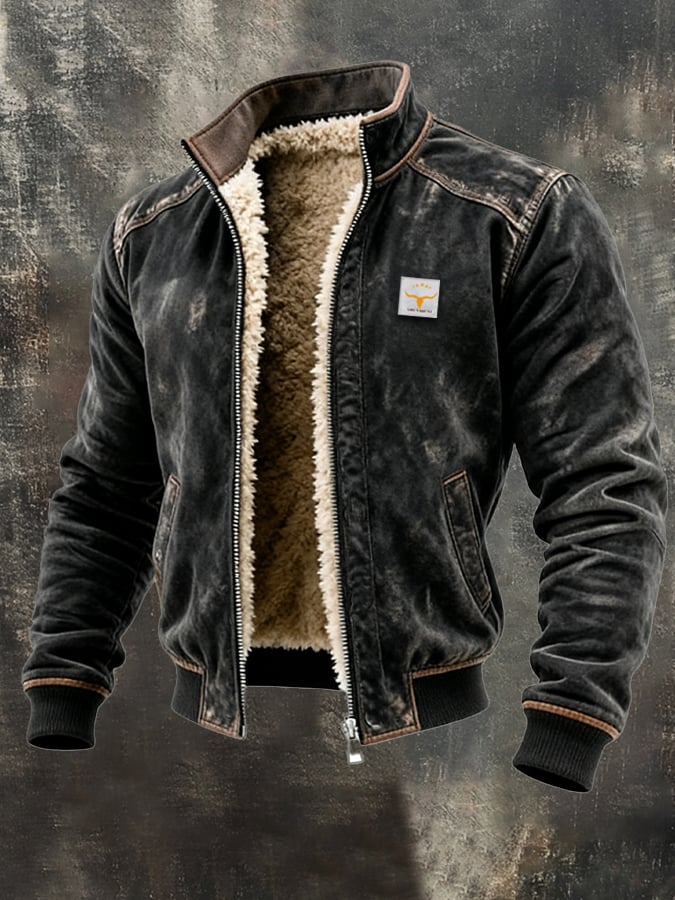 Oliwier | Suede Jacket with Structure