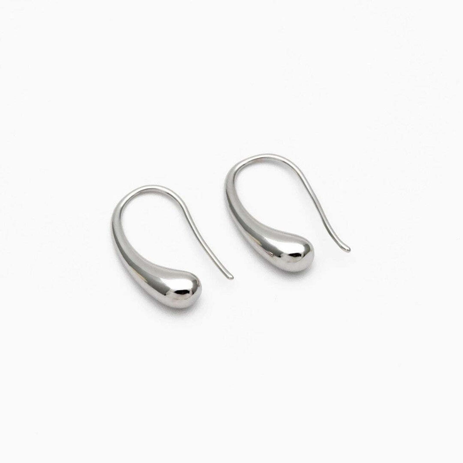 Retro Gold and Silver Drop Earrings