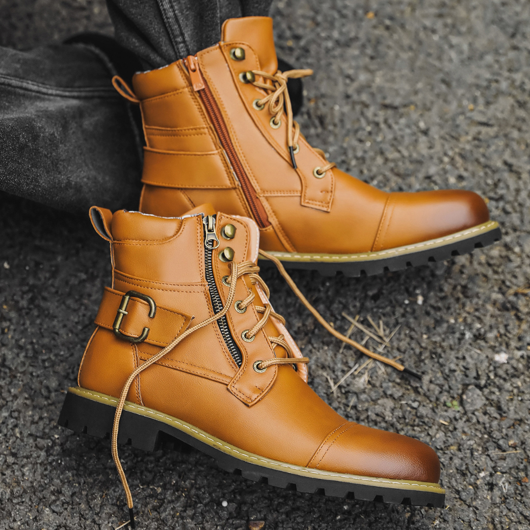 Jack Luxe Lace-Up Boots