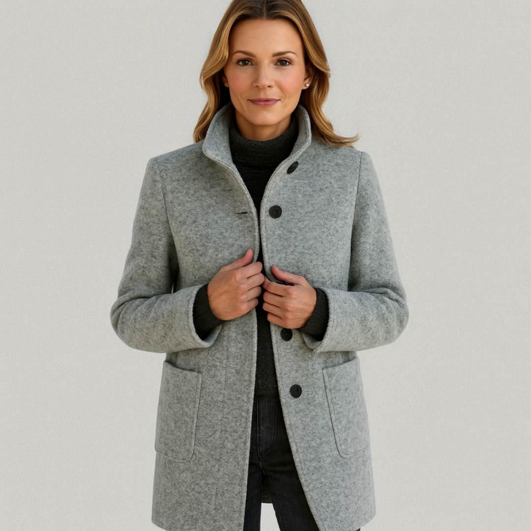Elena – Classic wool blend coat