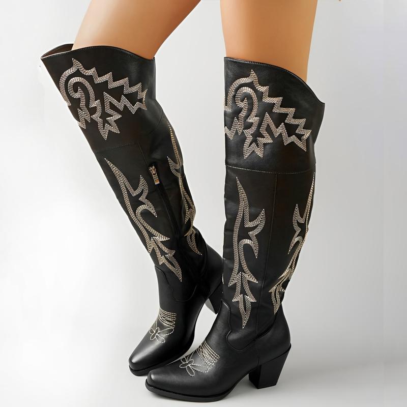 CHEYENNE – Classic Over-the-Knee Cowboy Boots
