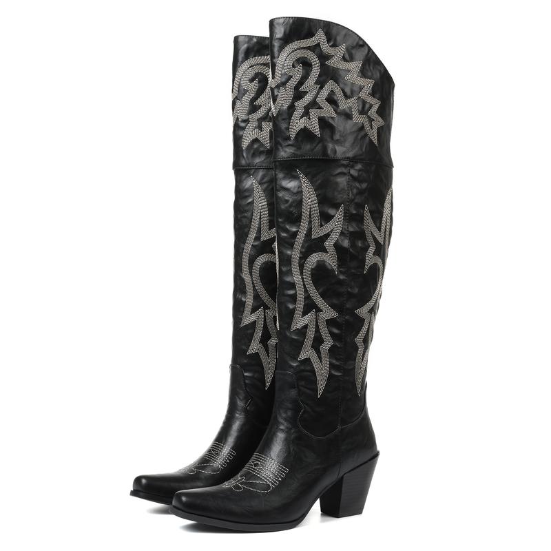 CHEYENNE – Classic Over-the-Knee Cowboy Boots