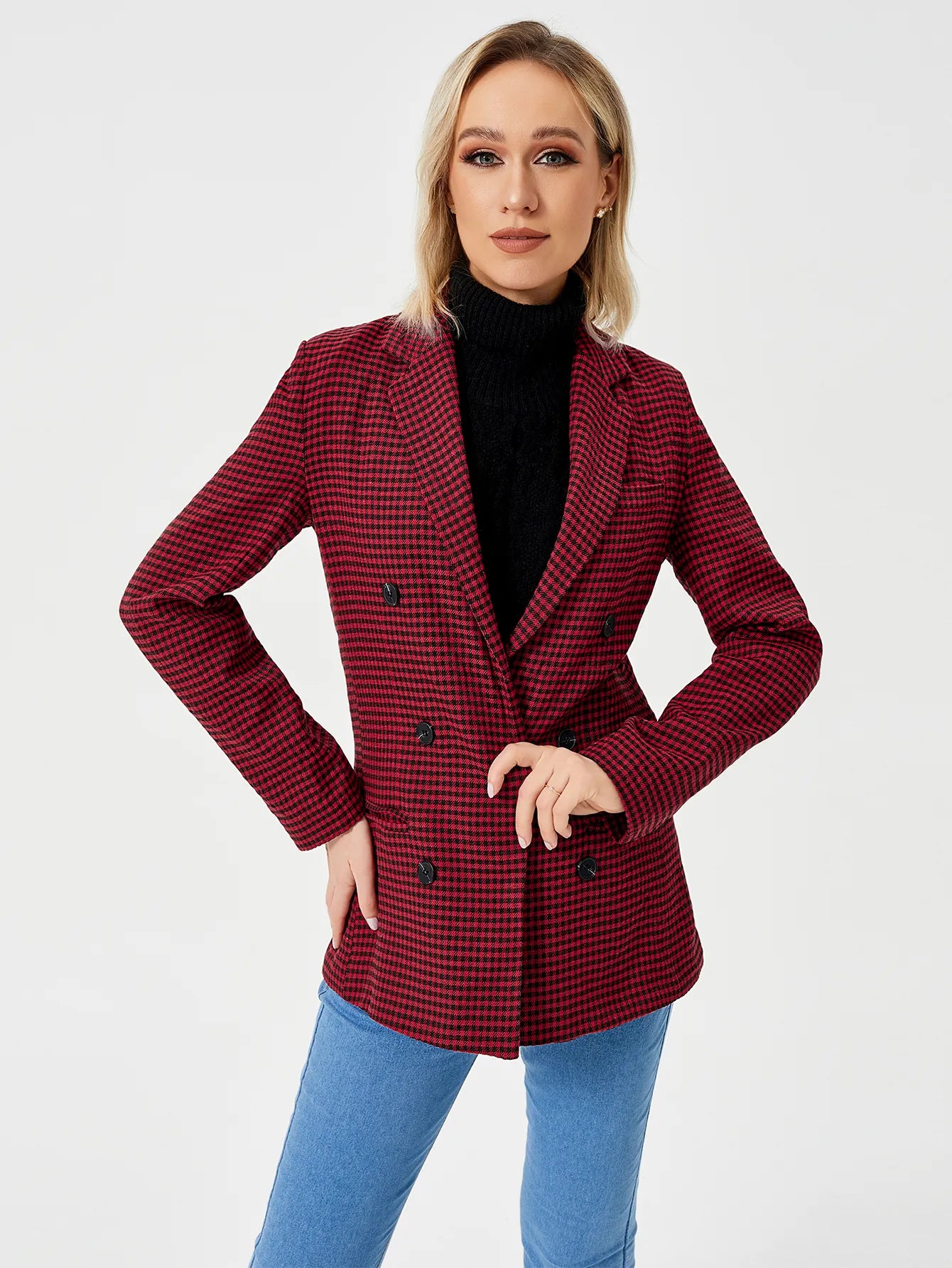 Sabine - Women's Chic Tweed Blazer Limited Edition