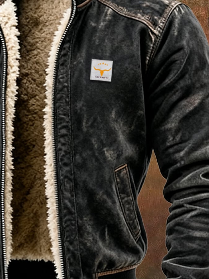 Oliwier | Suede Jacket with Structure
