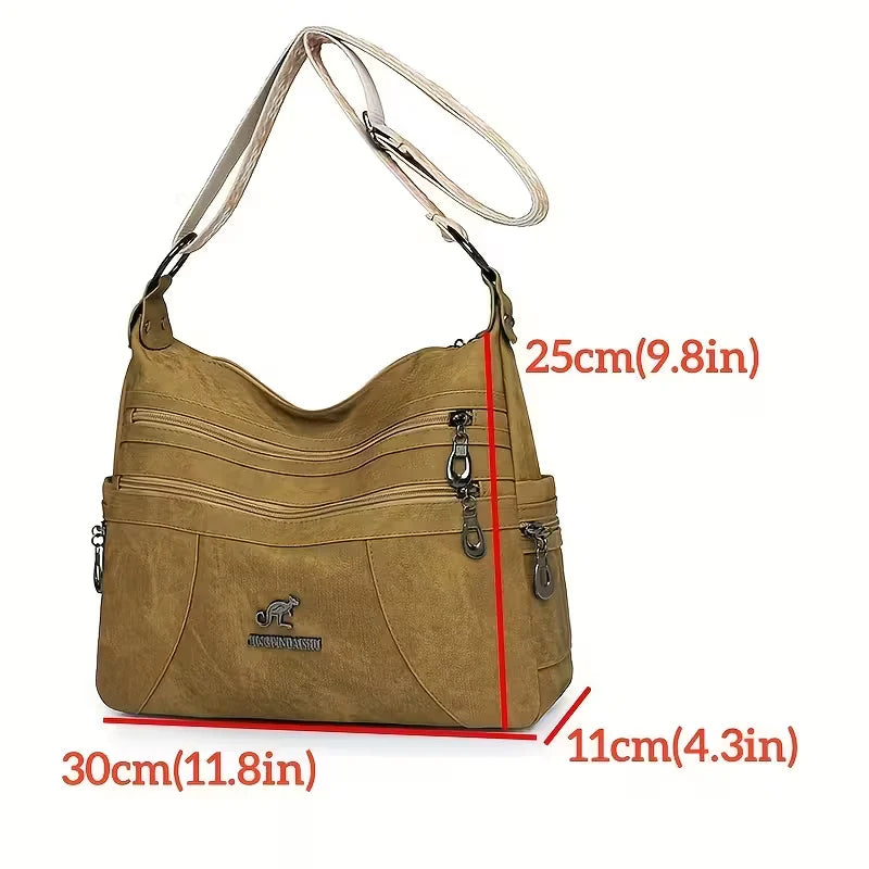 Lena’s Heritage Touch | Classic Crossbody Bag