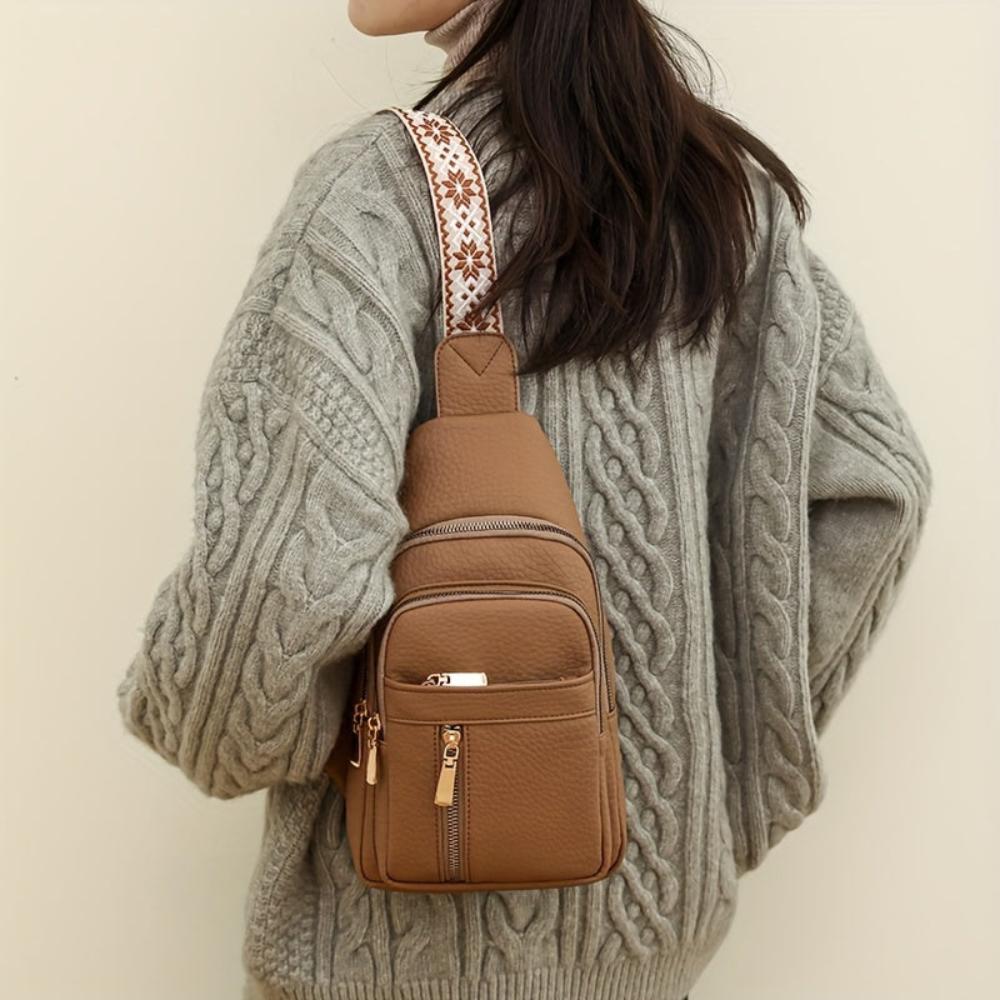 Hazel Classic Chest Crossbody Bag