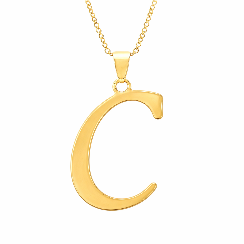 Love Letter Pendant in Gold