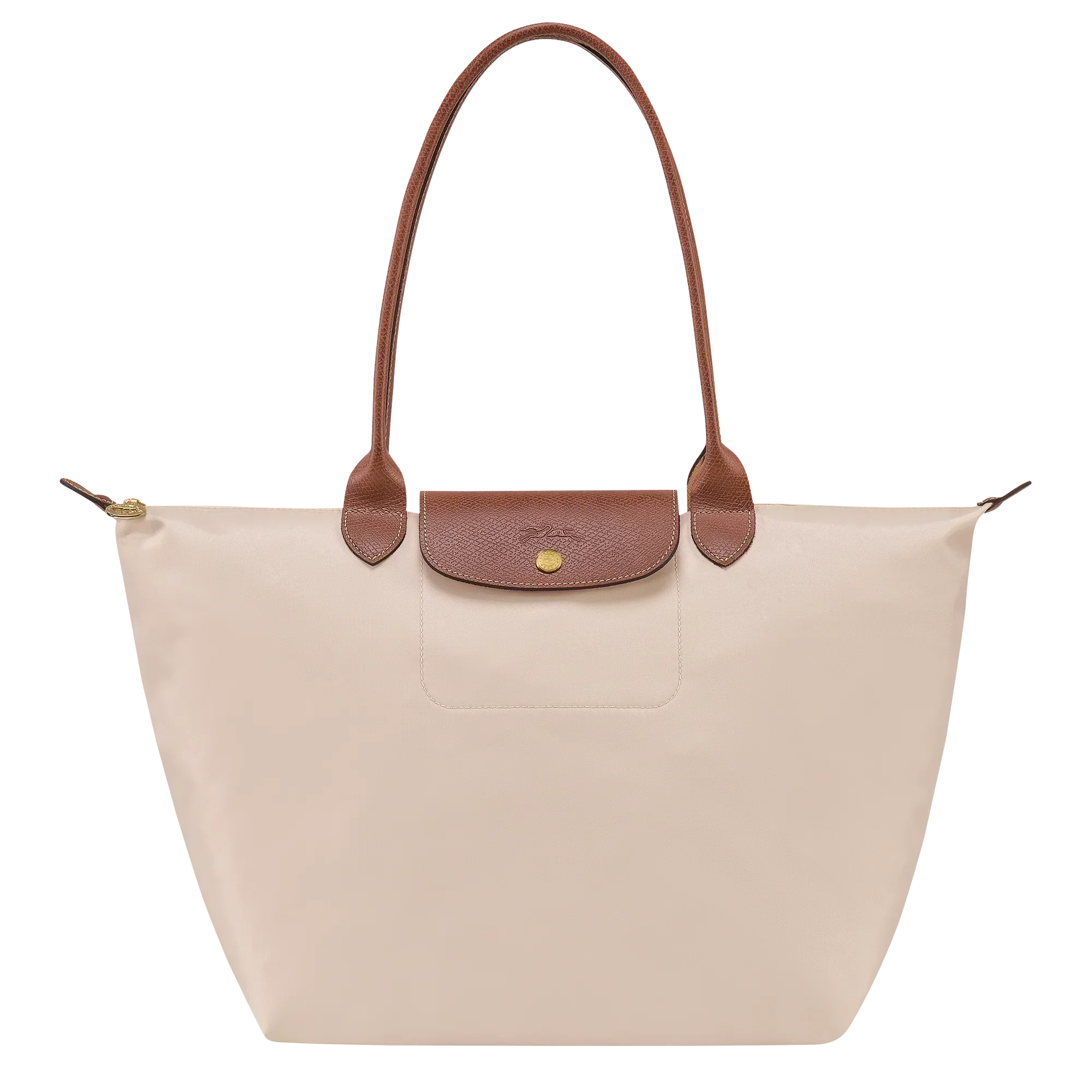 Foldable Handbag – Paper Beige
