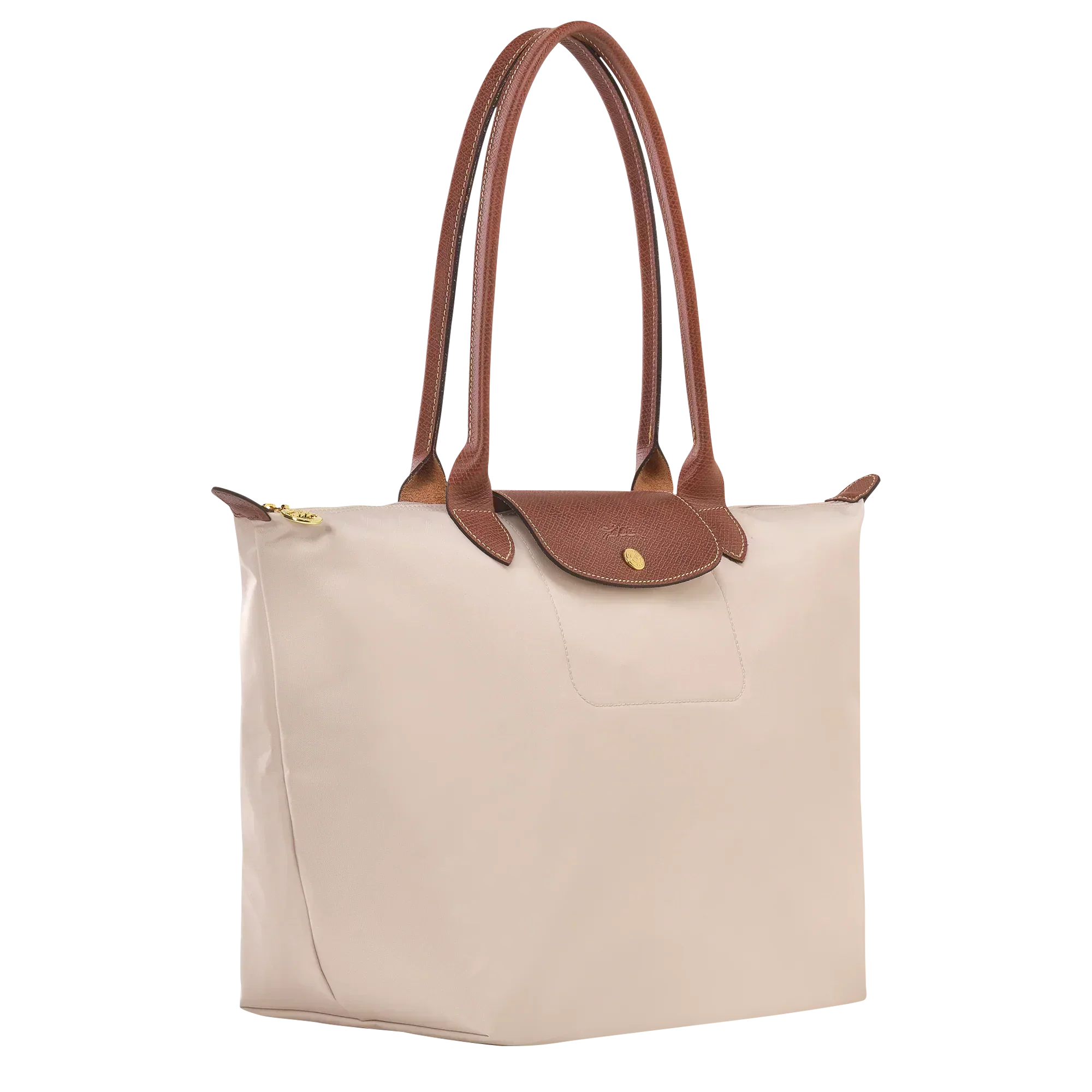 Foldable Handbag – Paper Beige