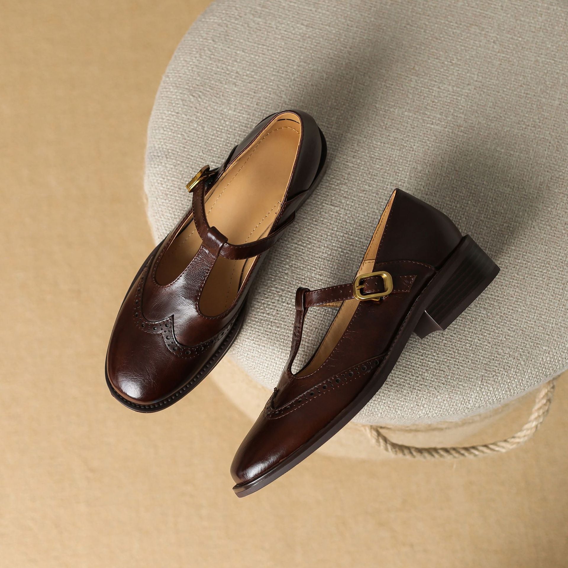 Olivia T-Strap Shoes