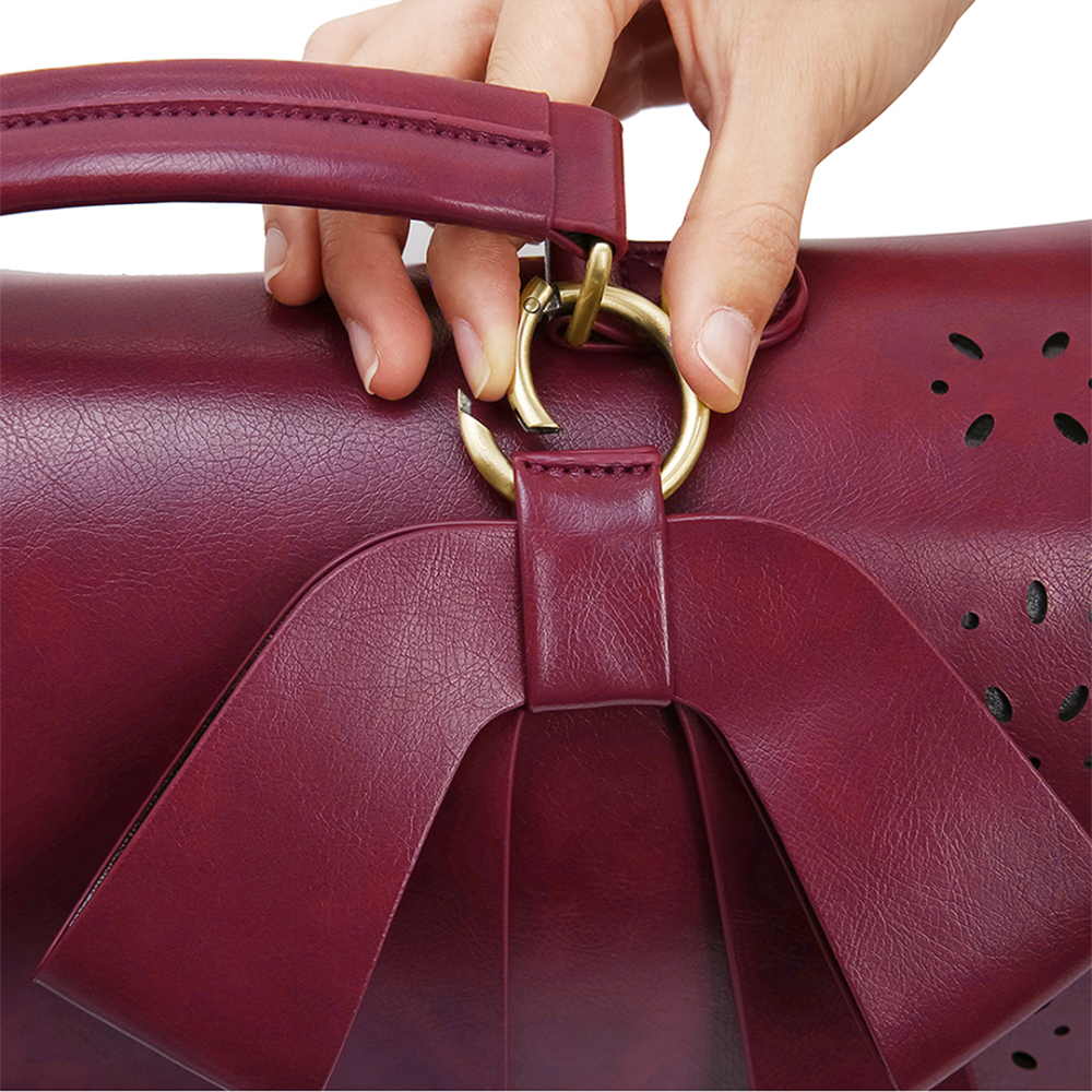 Elegant Bow-Tie Satchel
