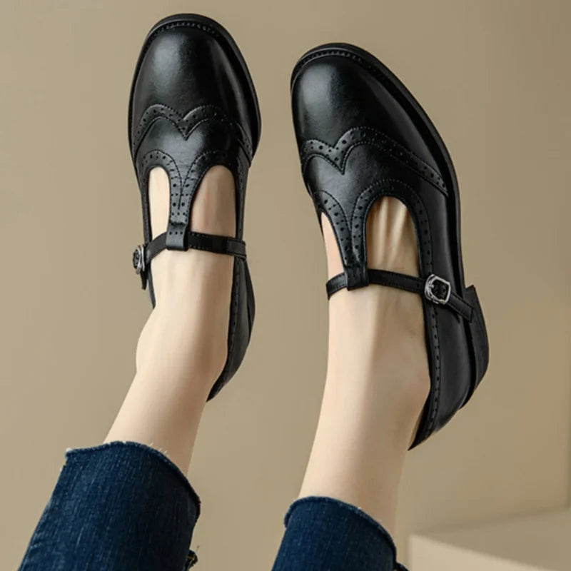 Mady | Elegant T-Strap Shoes