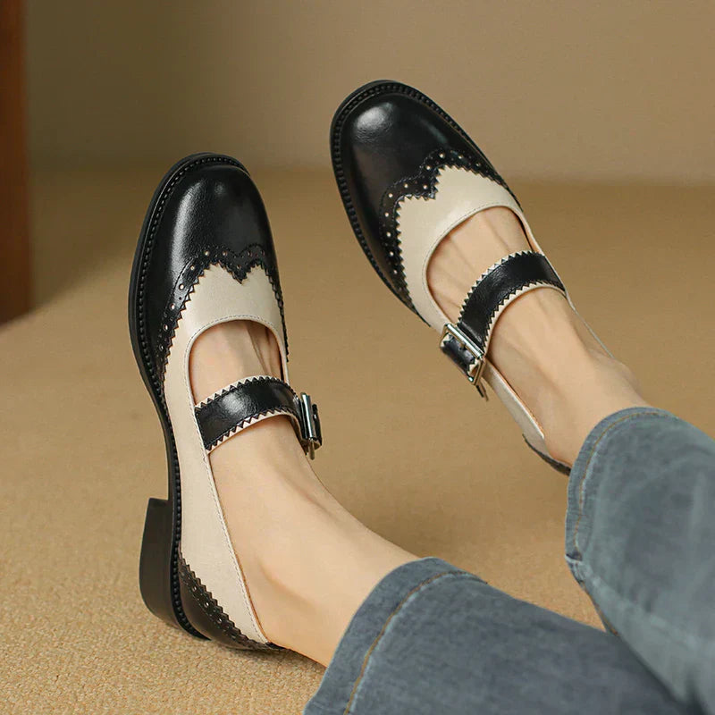 Miana | Leather Retro Shoes