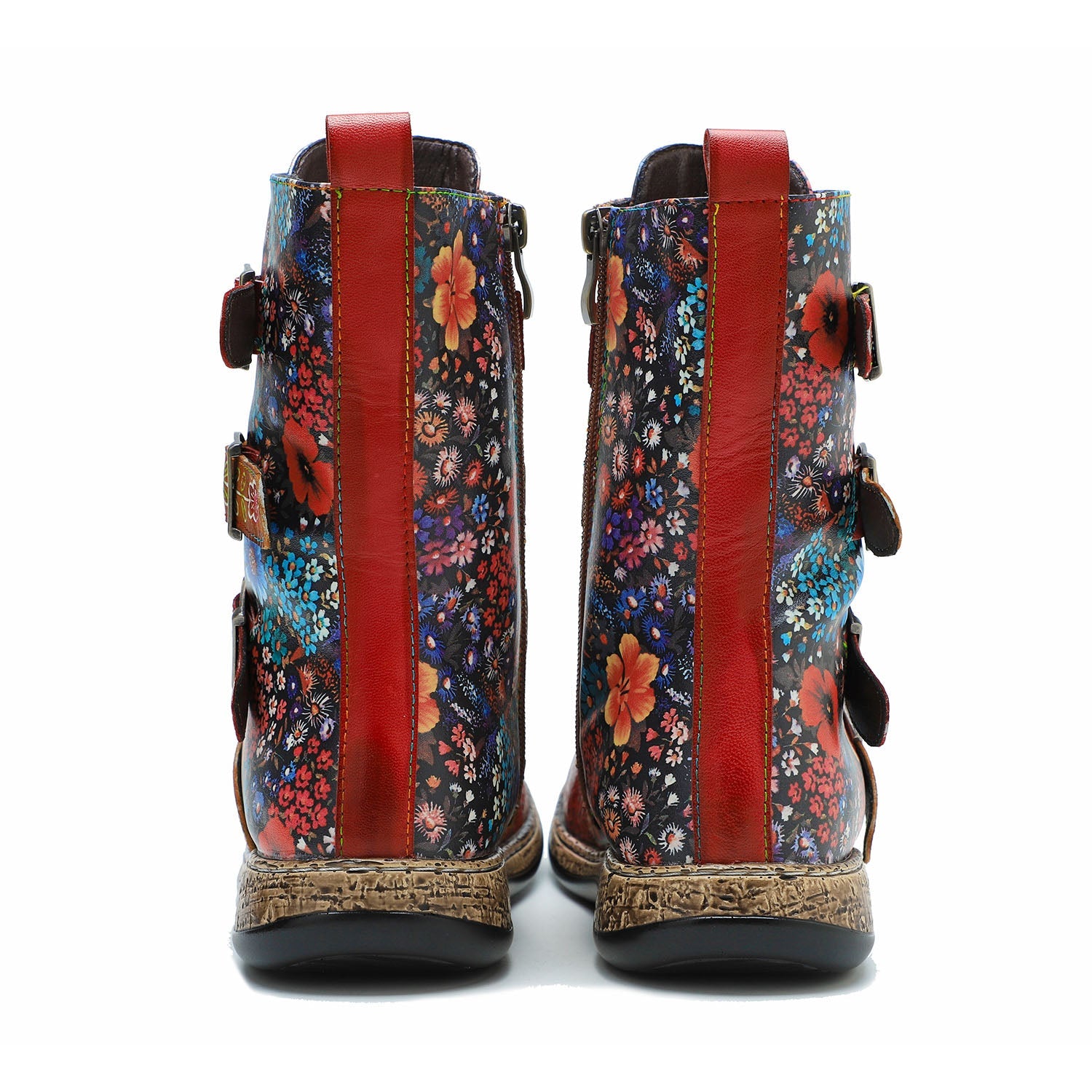 Retro Painted Boots