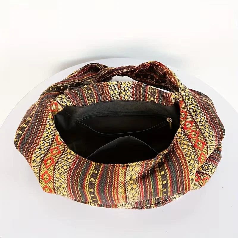 Maya’s Boho Spirit | Woven Shoulder Bag