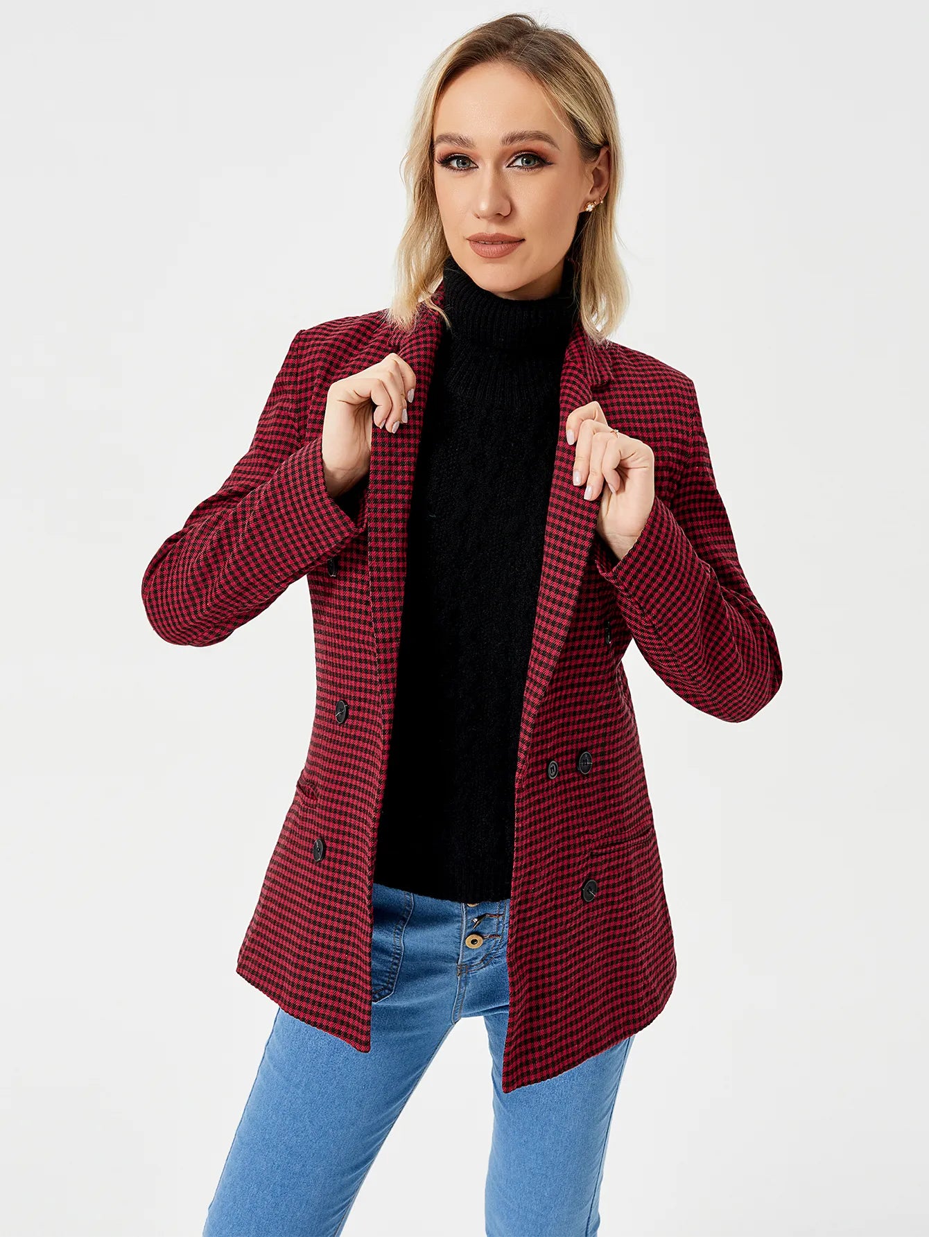Sabine - Women's Chic Tweed Blazer Limited Edition