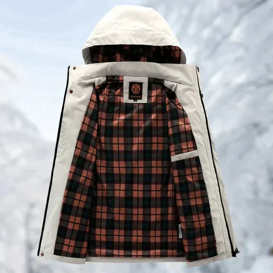 Logan - Comfortable Windproof Waterproof Jacket with Multi Pockets