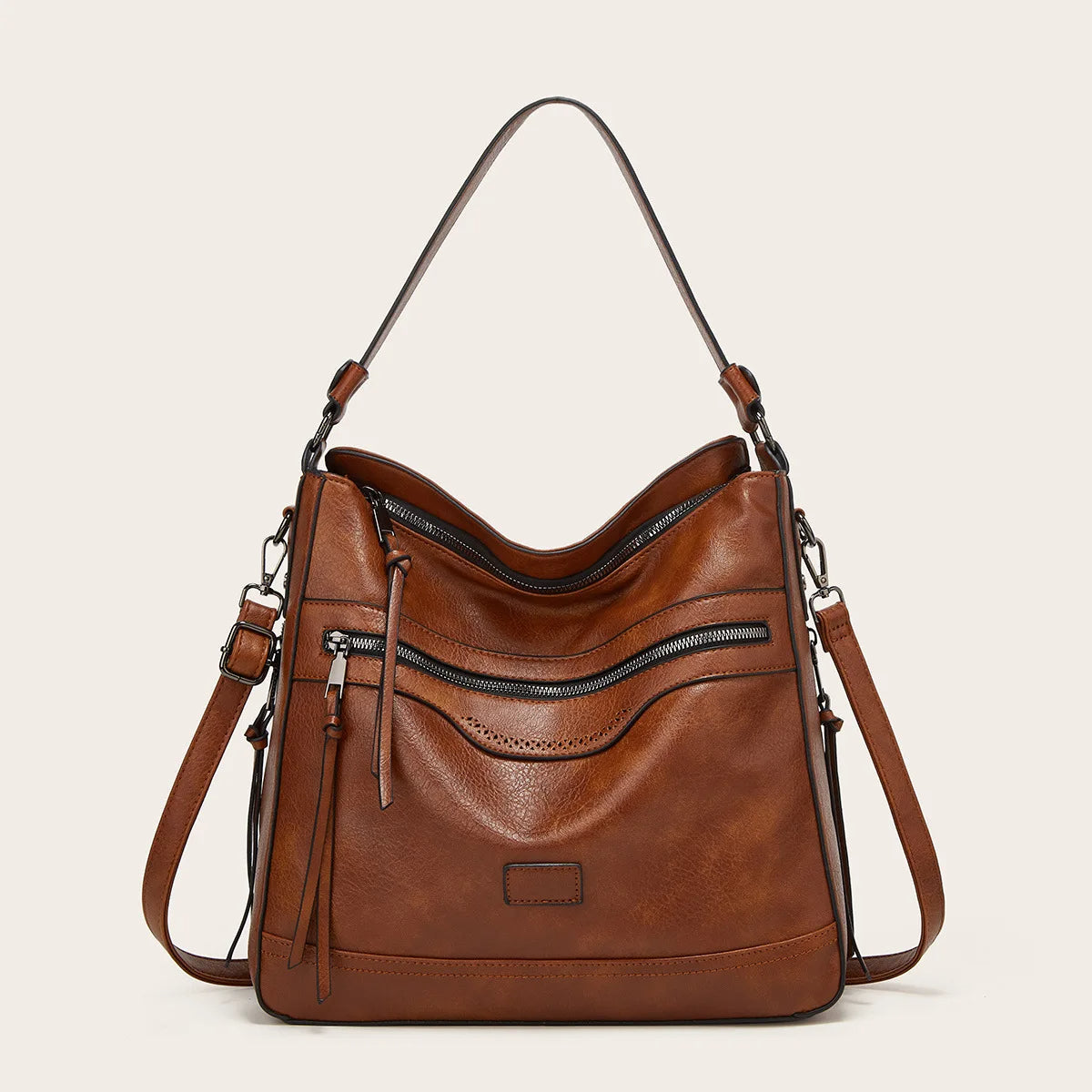 Zoe Vintage Charm | Shoulder Leather Bag