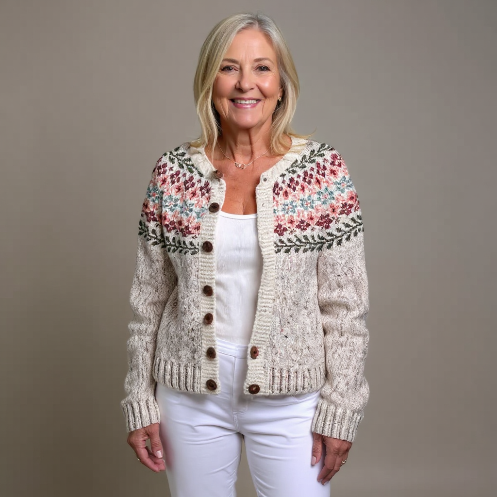 Madelyne Classic Icelandic Wool Cardigan