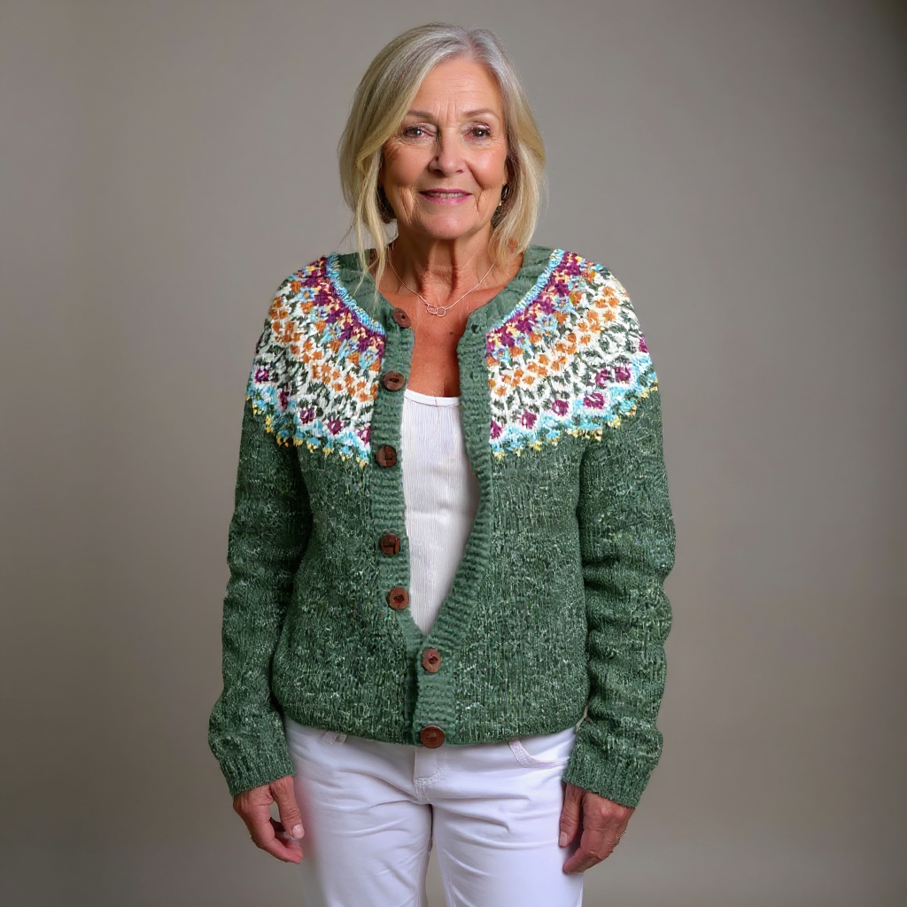 Alice Classic Icelandic Wool Vintage Cardigan