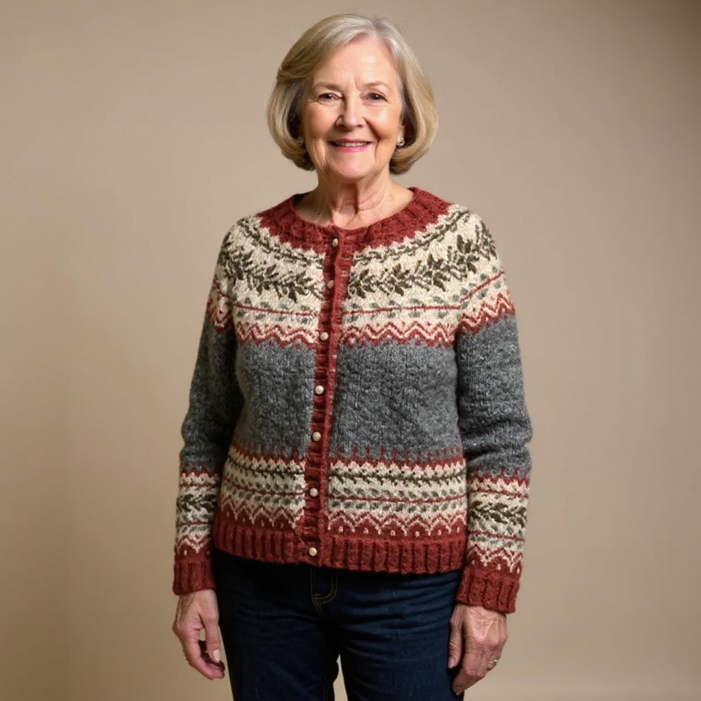 Atasha Classic Icelandic Wool Cardigan