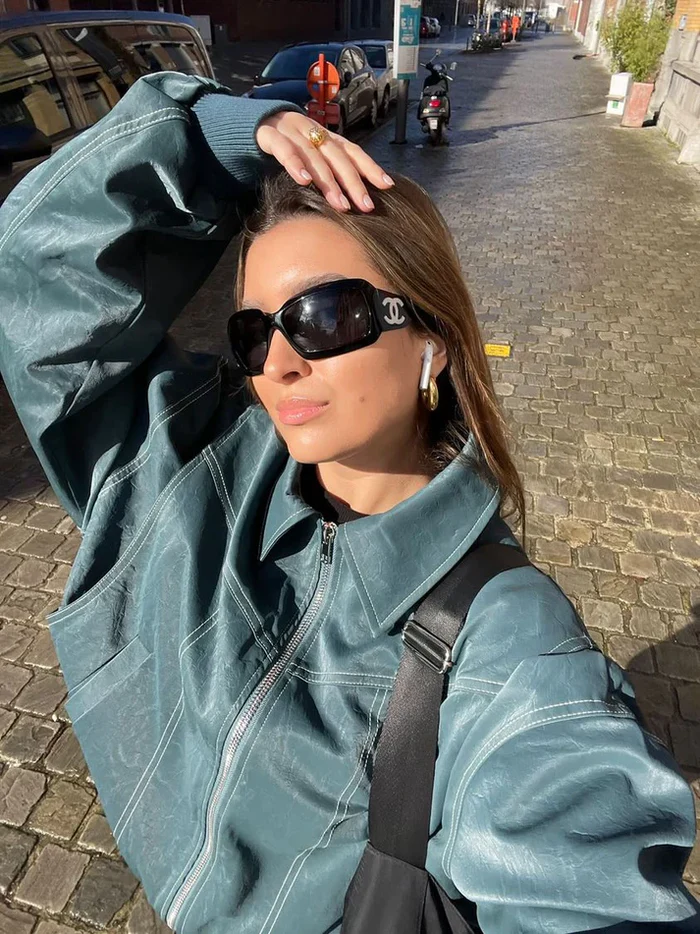 Orla-Oversized Contrast Jacket