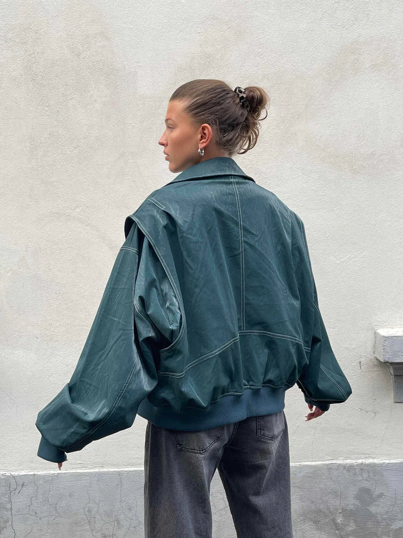 Orla-Oversized Contrast Jacket