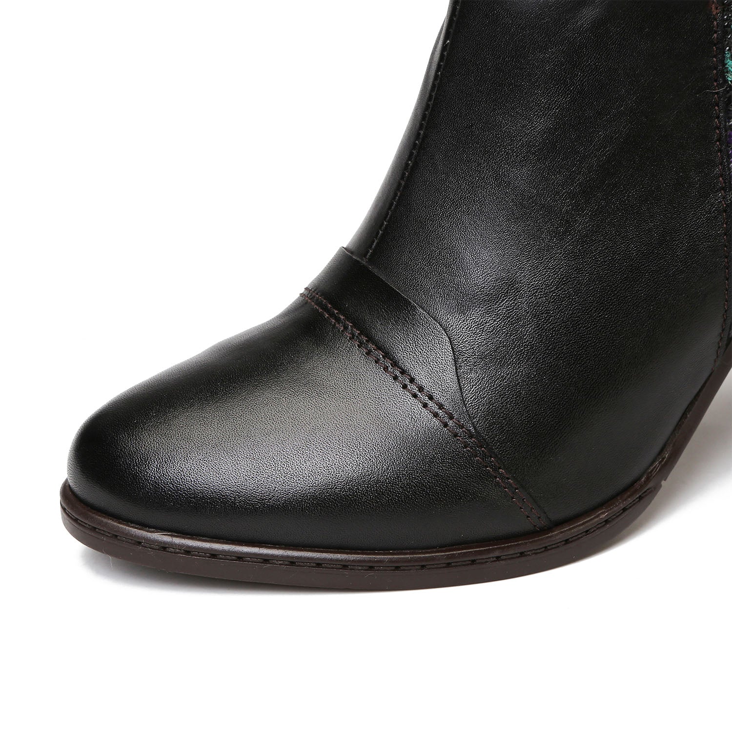 Timeless Embossed Adjustable Ankle Boots