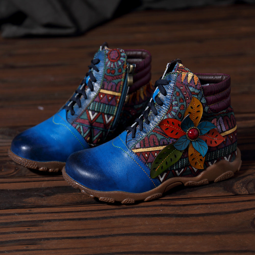 Leather Walking Boots
