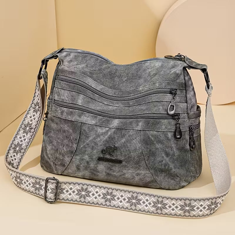 Lena’s Heritage Touch | Classic Crossbody Bag