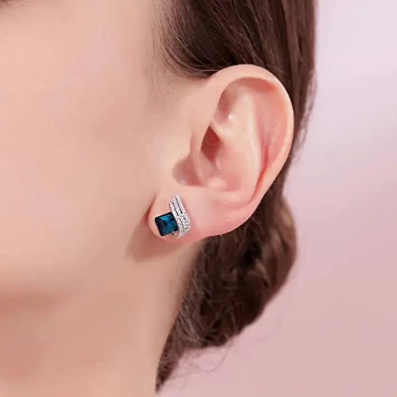 Blue Sapphire Stone Jewellery Set