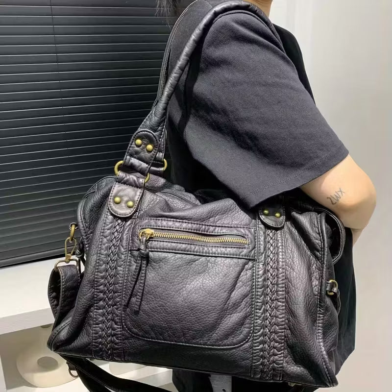 Dana’s Urban Edge | Classic Leather Handbag