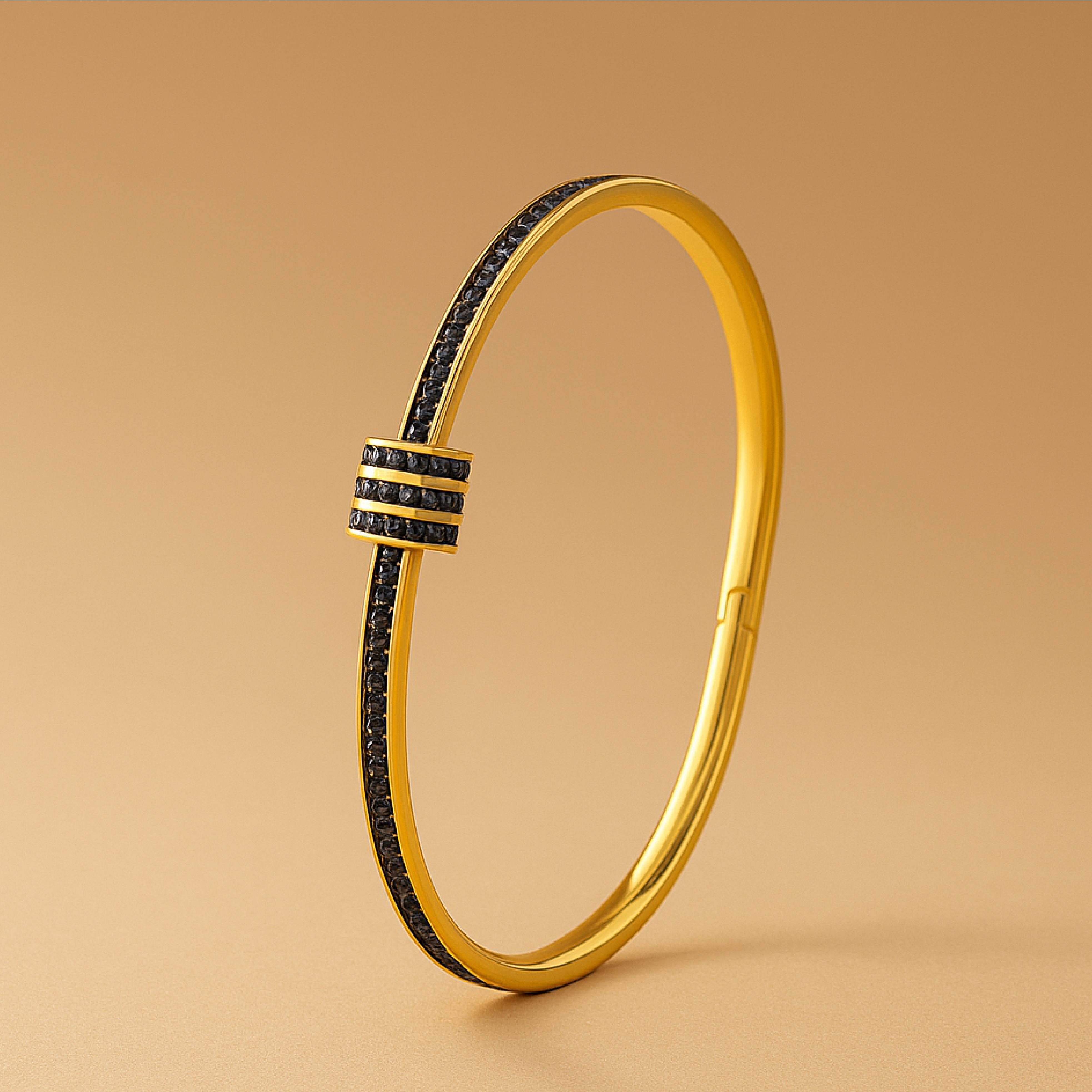 Tessandra Virelli | Green Accent Bracelet in Gold