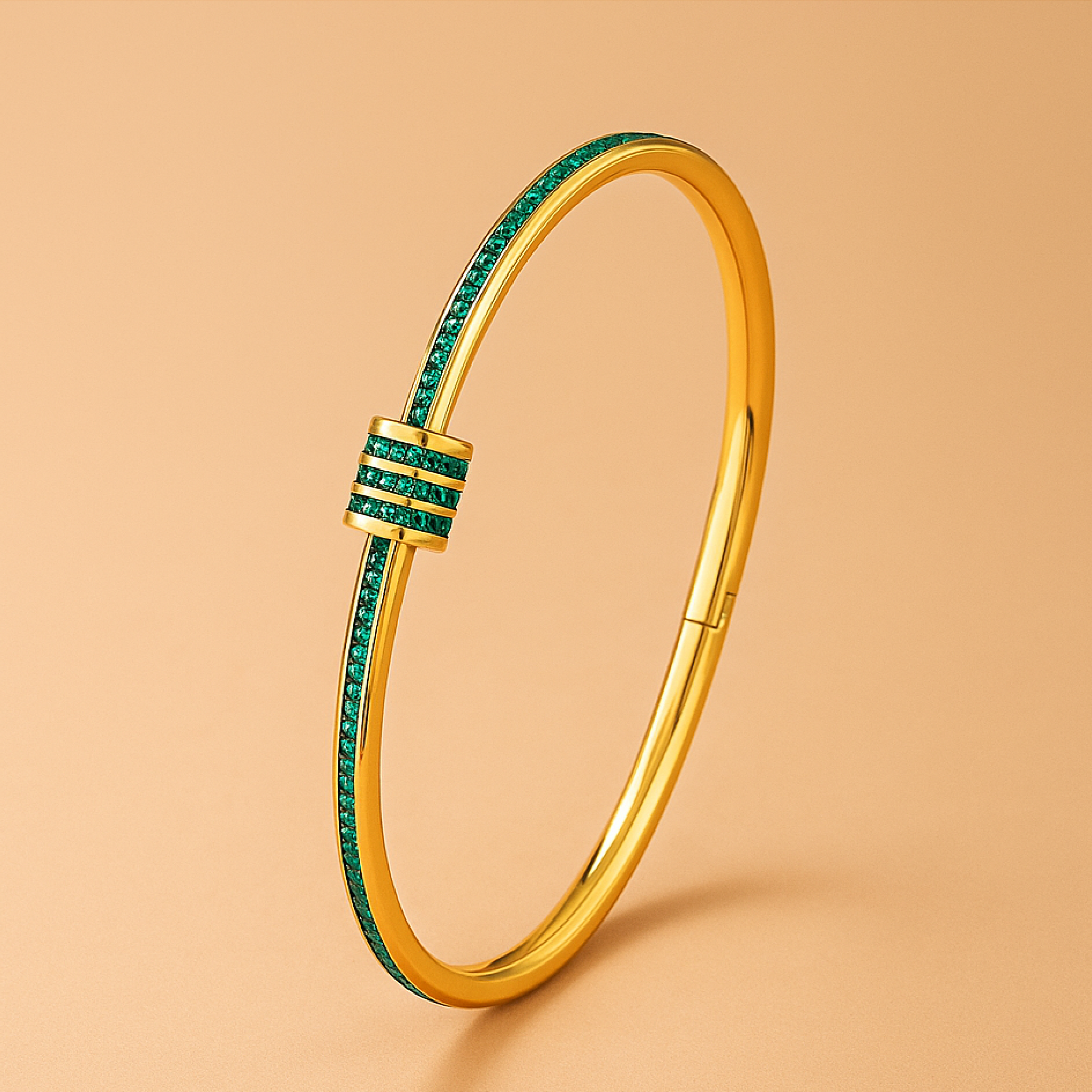 Tessandra Virelli | White Accent Bracelet in Gold