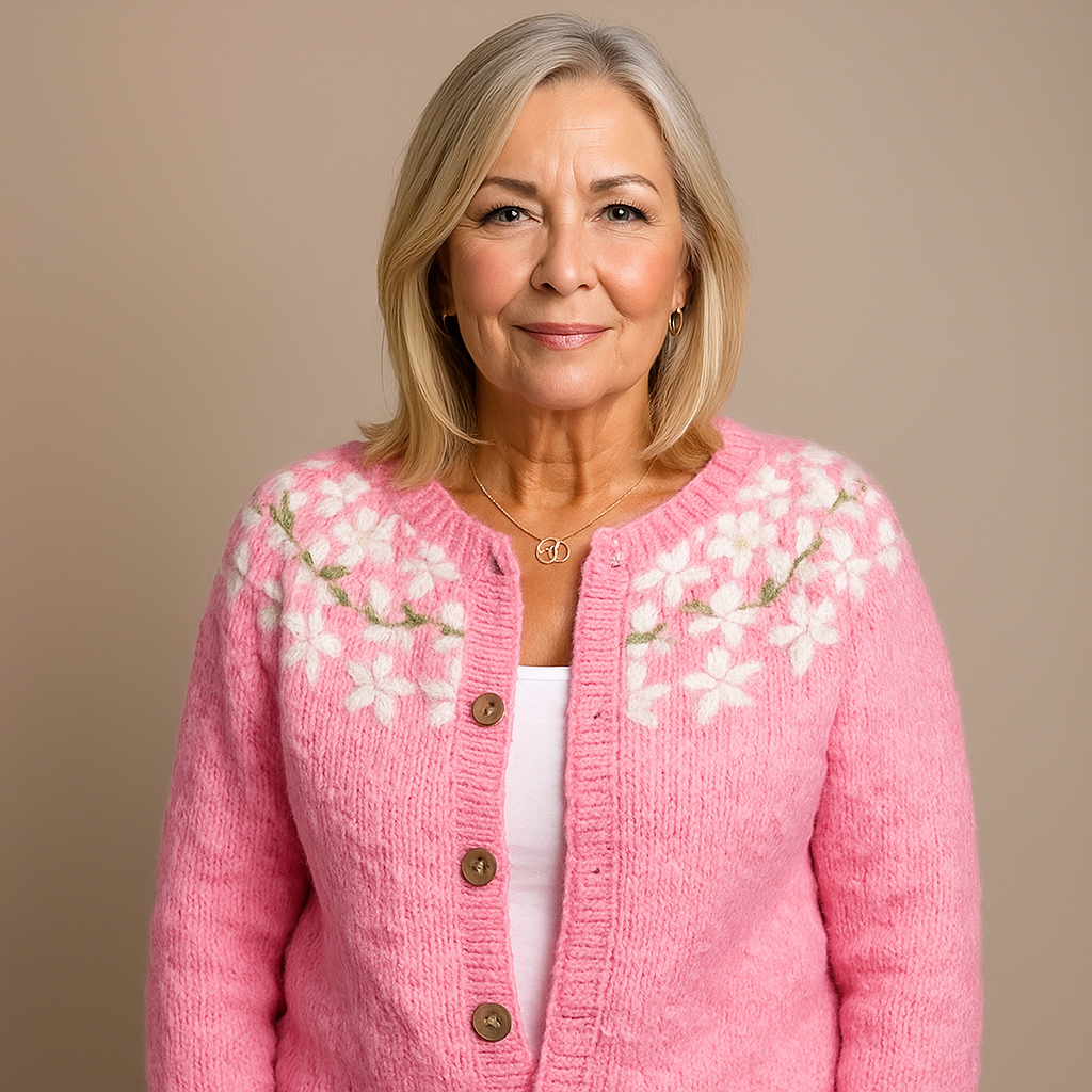 Vivian Classic Icelandic Wool Cardigan