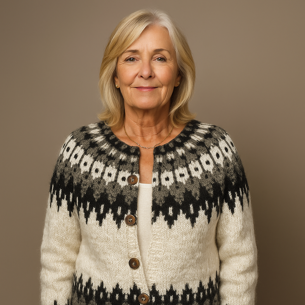 Alexa Classic Icelandic Wool Cardigan