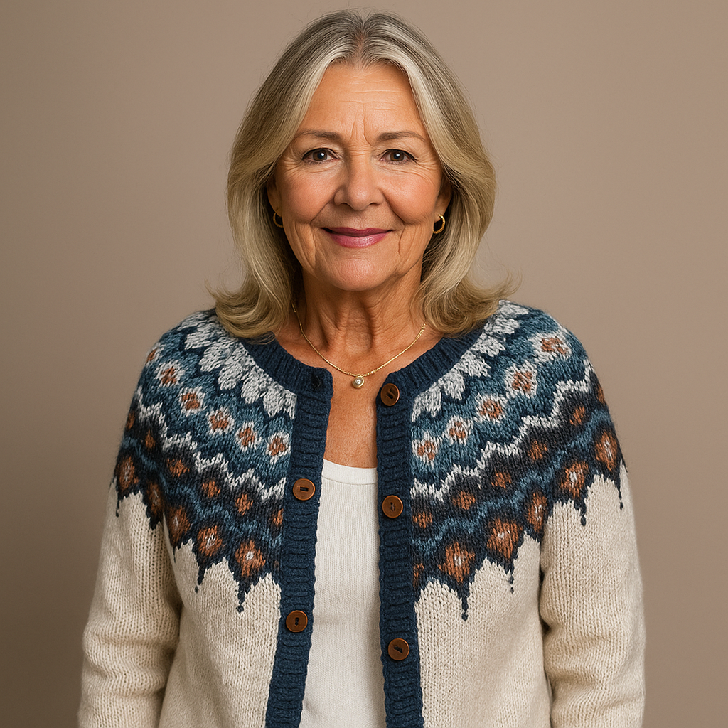 Kylie Classic Icelandic Wool Cardigan