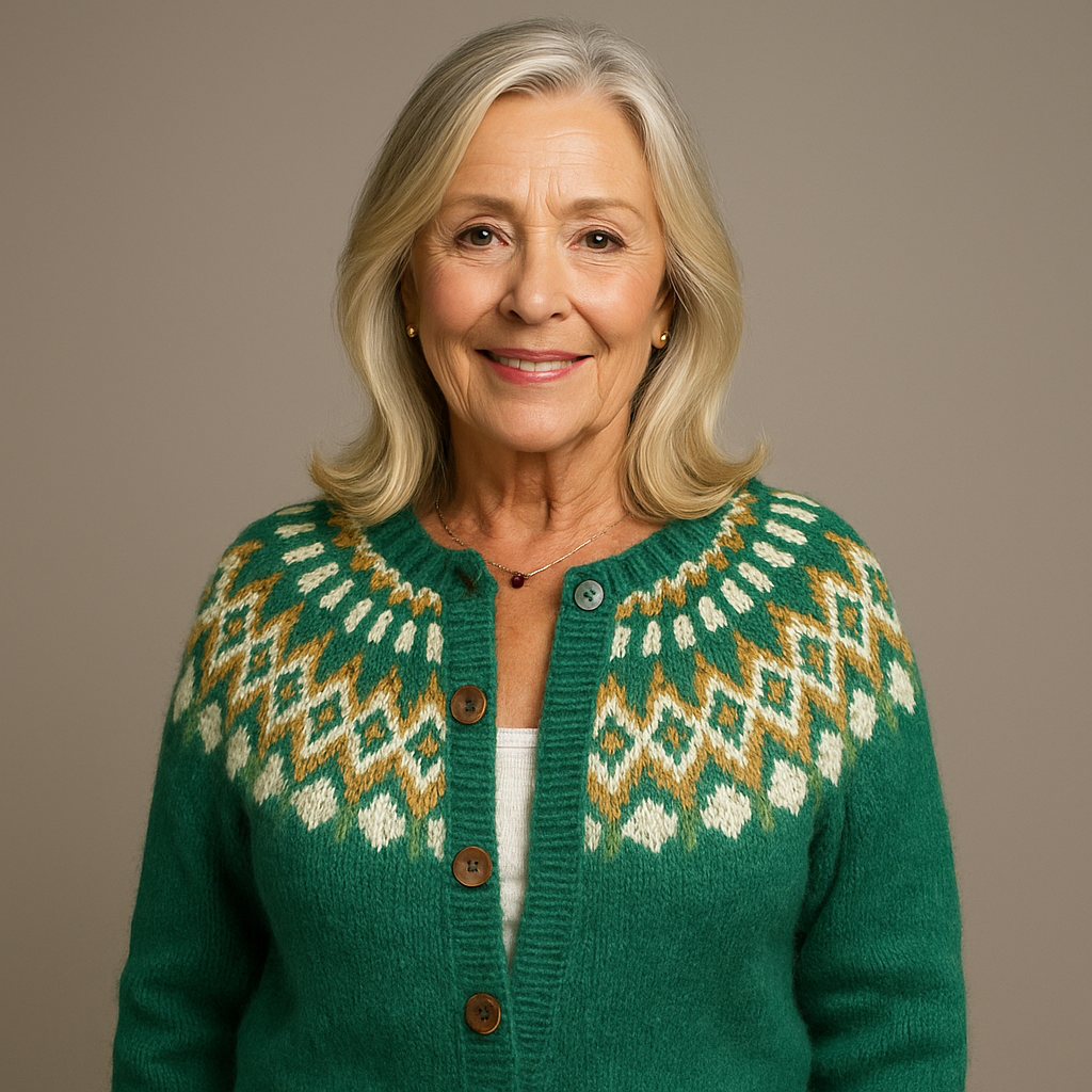 Natalia Classic Icelandic Wool Cardigan