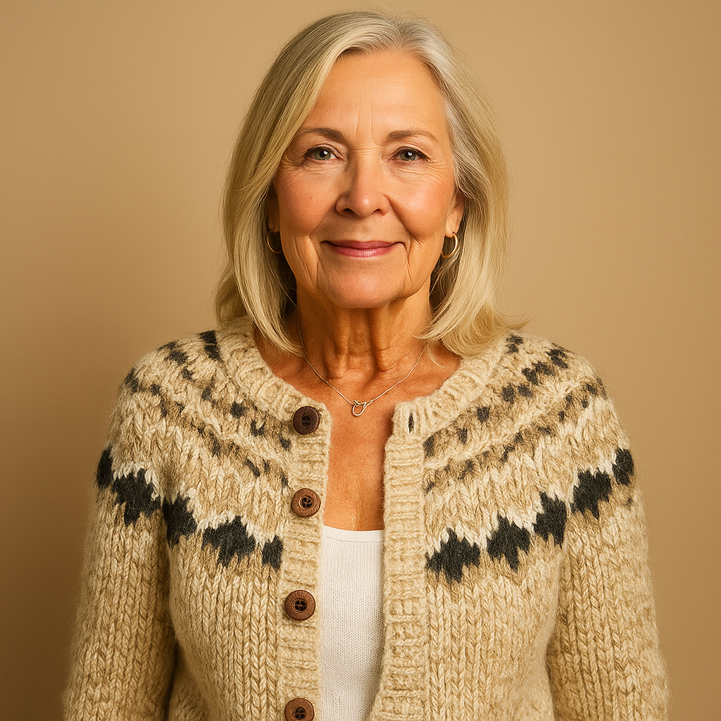 Aubree Classic Icelandic Wool Cardigan