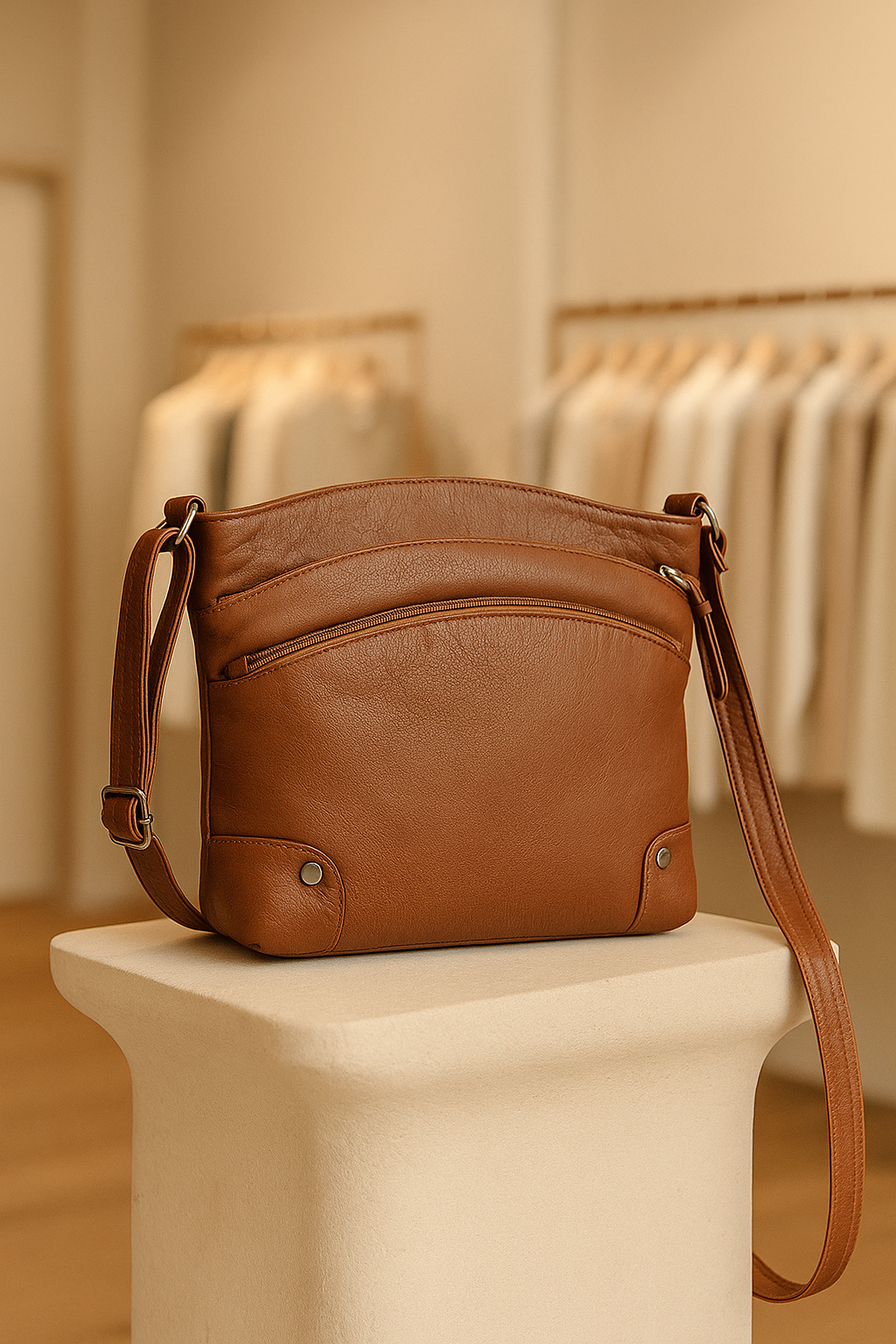 Freya - Leather Shoulder Bag